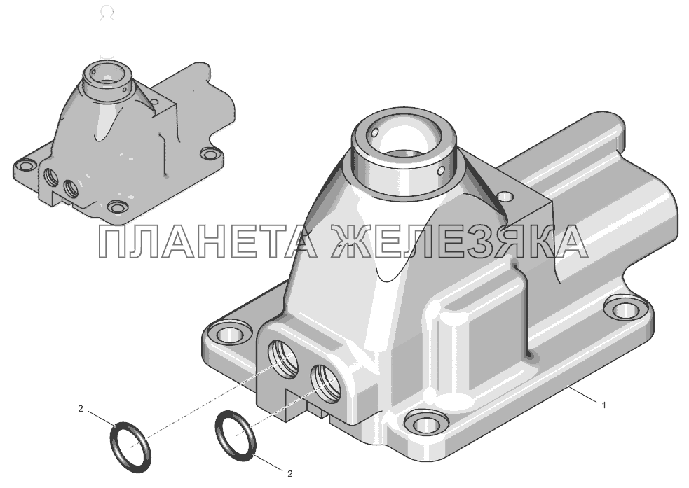 744Р-1717040 Корпус К-744Р3 