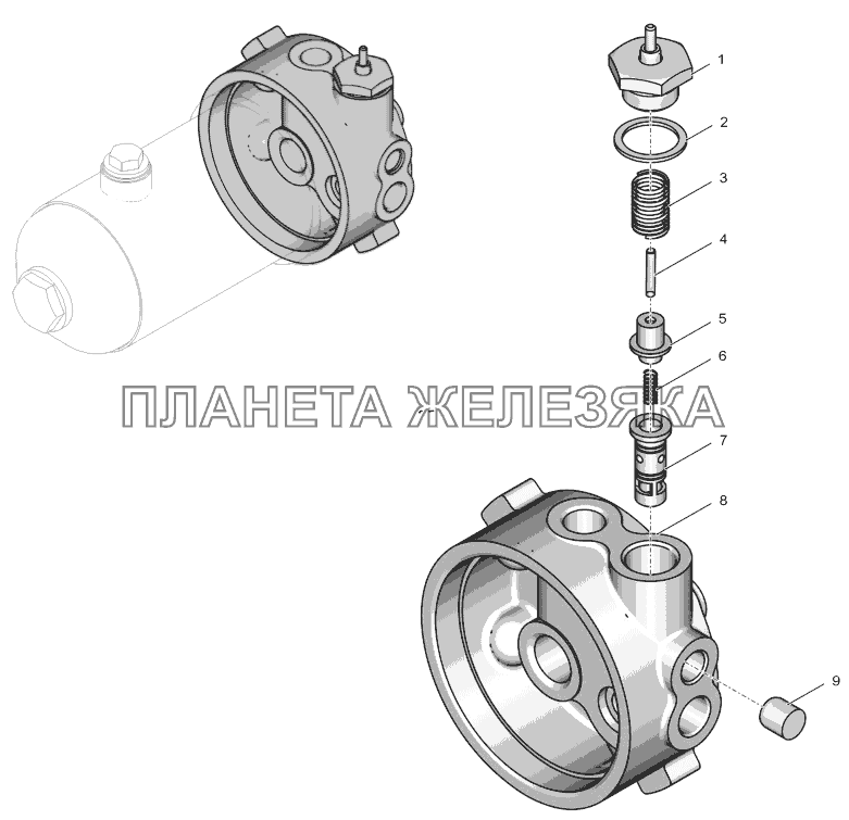 2256010-1716010 Корпус К-744Р3 