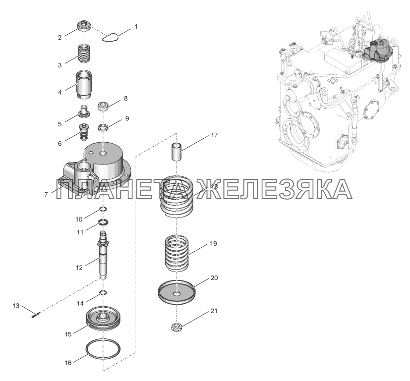 2256010-174800-2 Гидроаккумулятор К-744Р3 