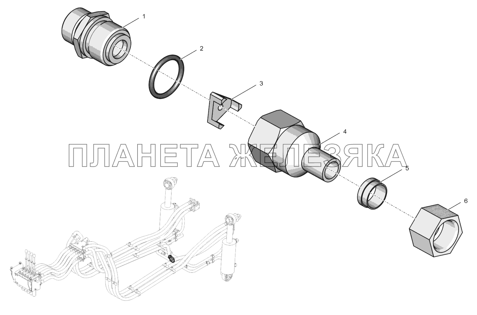 744Р-4600010-4 Клапан замедлительный К-744Р3 