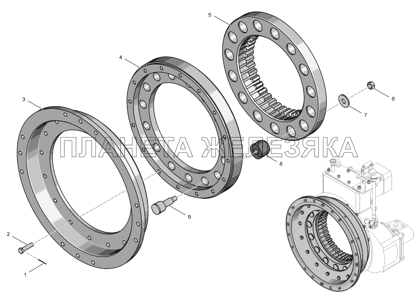 744Р2-1600010-4 Муфта полужесткая К-744Р4 