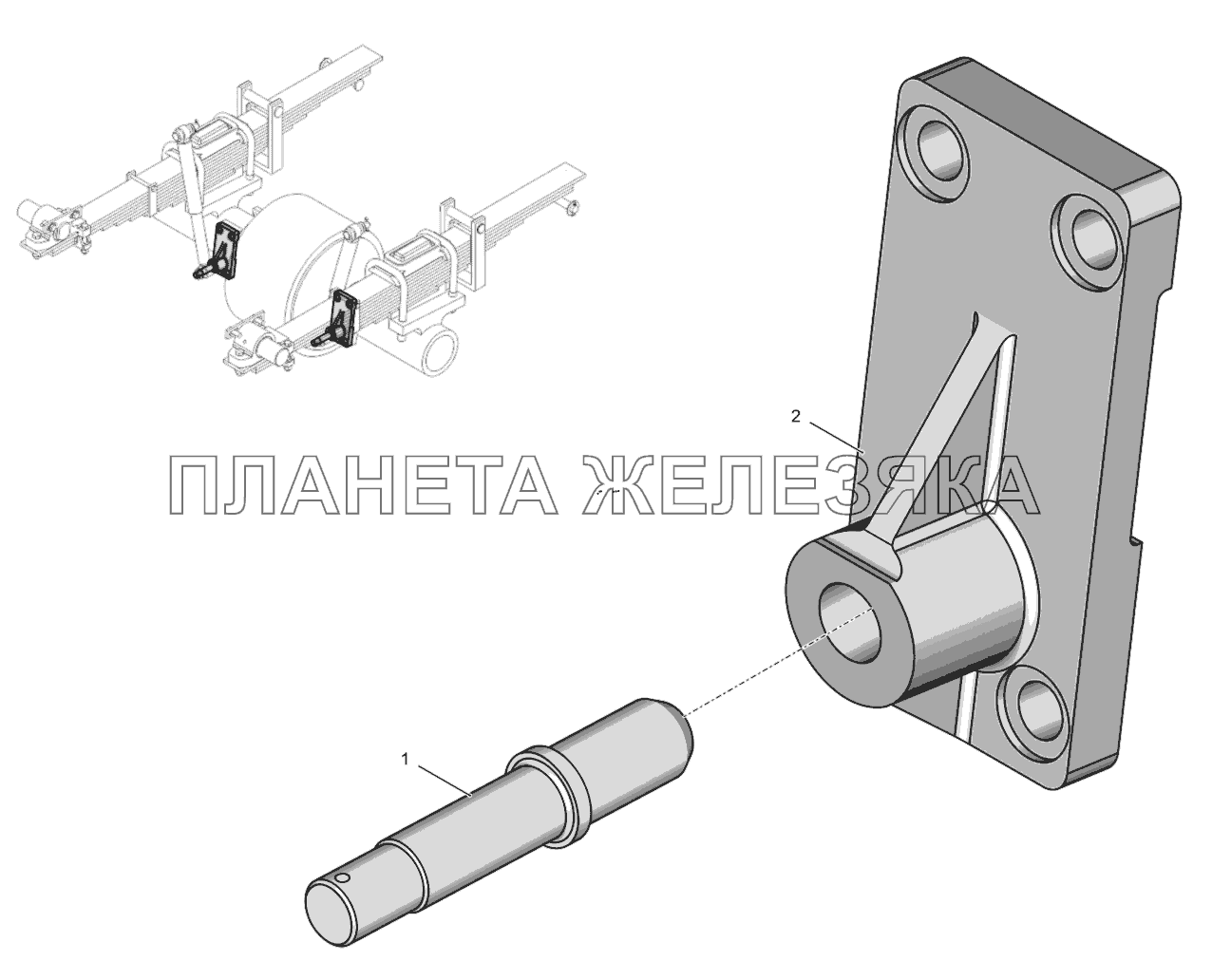 2256010-2900050-1 Кронштейн К-744Р4 