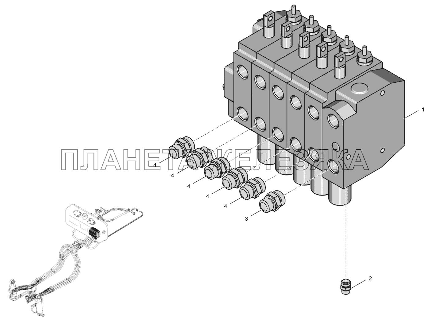 744Р3-4600010-1 Гидрораспределитель К-744Р4 