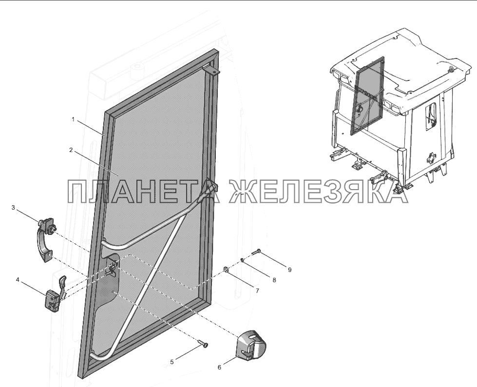 744РС-6708000-2 Дверь в сборе К-744Р4 744РС-6708000-2 Дверь в сборе К-744Р4