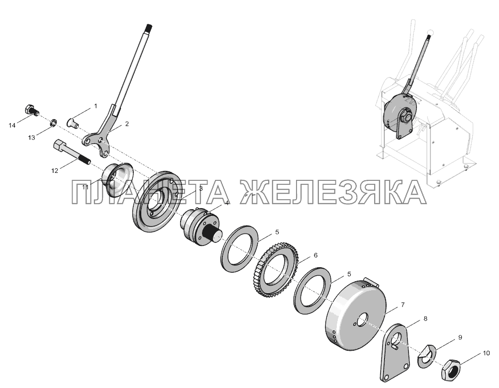 744Р-1108010-2 Акселератор К-744Р4 