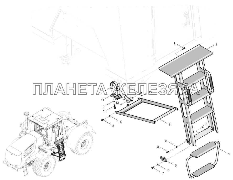 744Р-8210000-3 Лестница до 15.01.2016 К-744Р4 