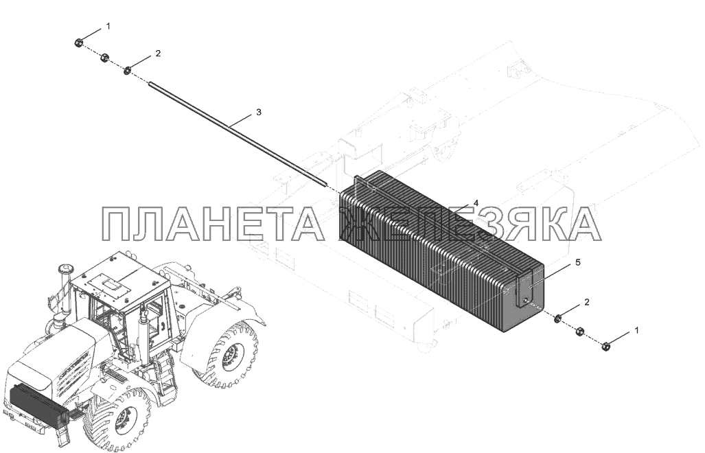 744Р3-4705000-02 Груз балластный К-744Р4 