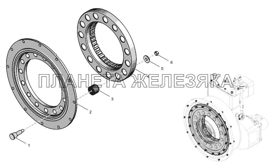 744Р2-1600010-2 Муфта полужесткая К-744Р4 