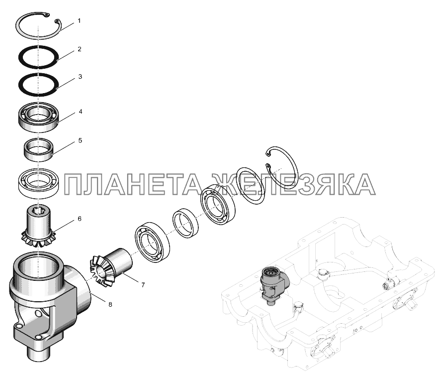 700А.17.01.290 Редуктор К-744Р4 