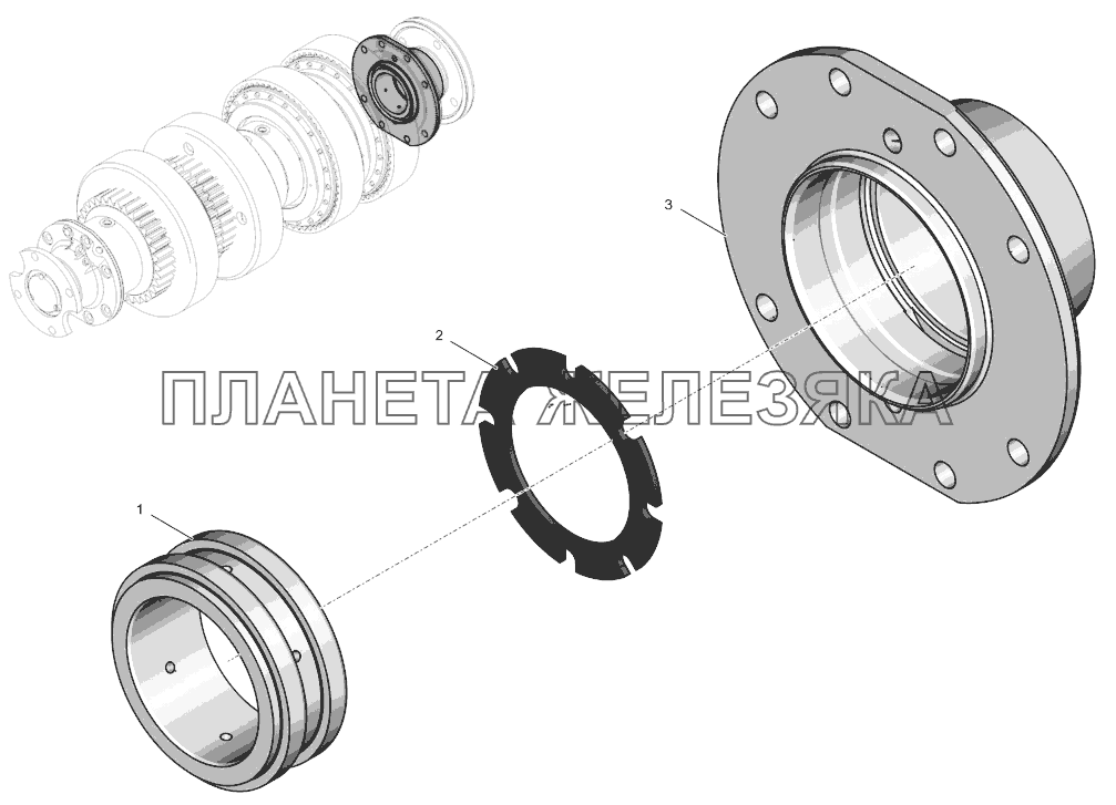 744Р-17.01.050 Фланец К-744Р4 