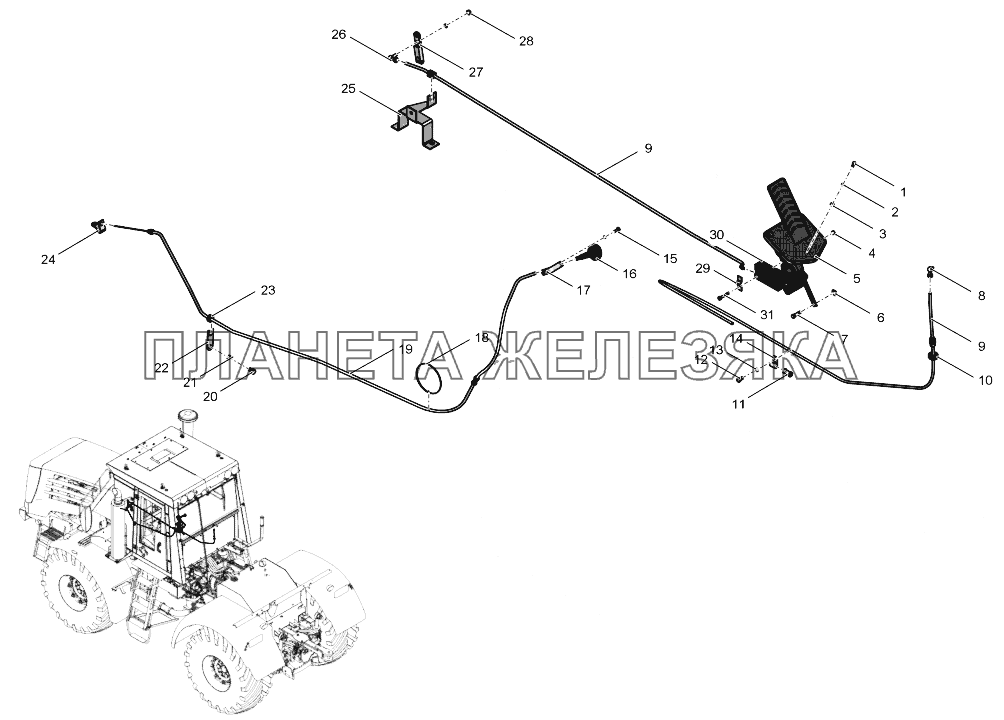 744Р2-1108000-1 Управление подачей топлива К-744Р4 