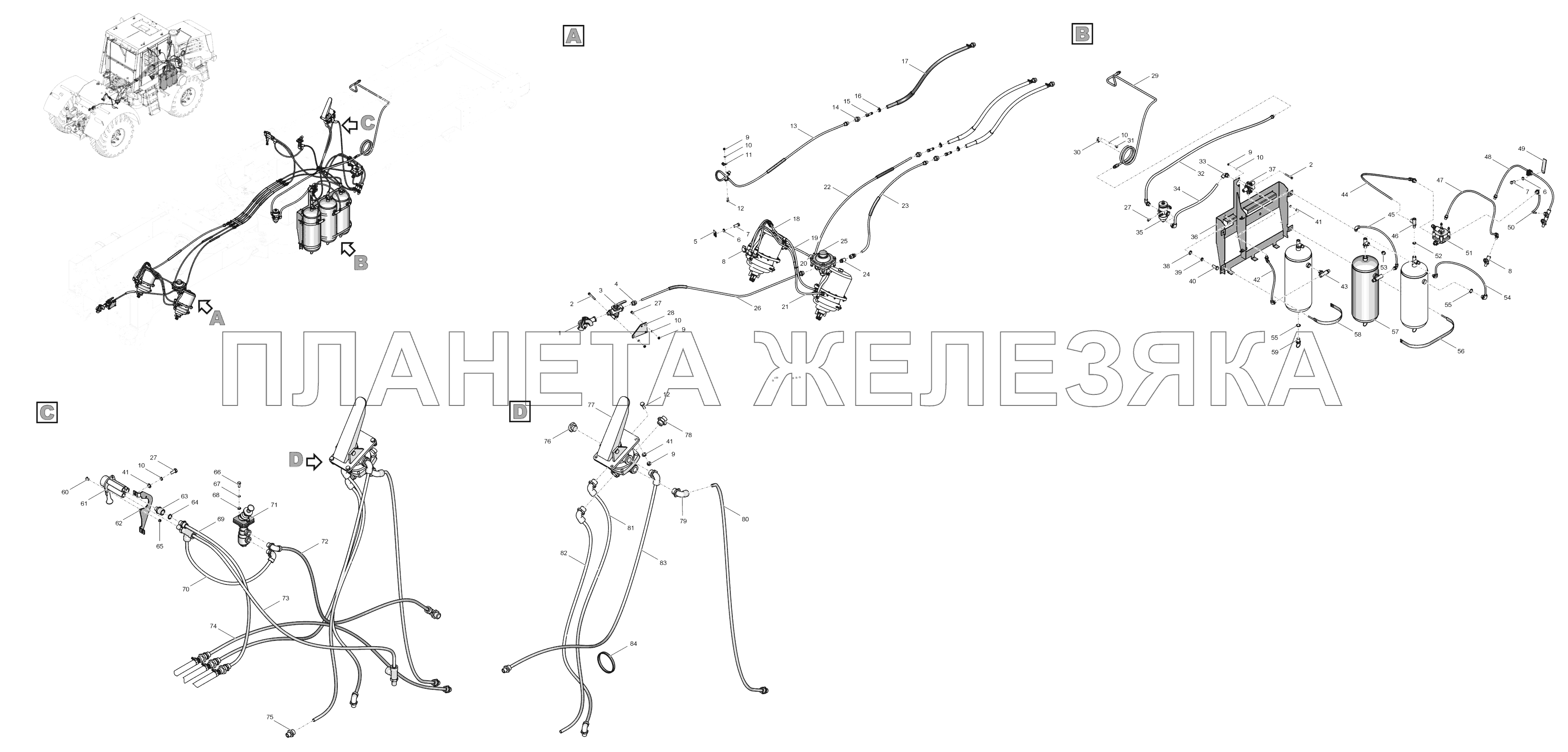 744Р2-3500000-4-01 Тормоза К-744Р4 