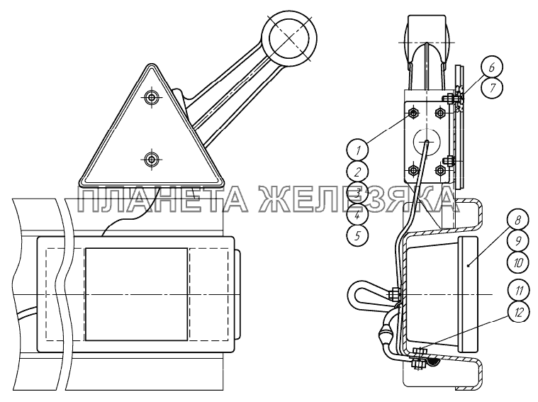 Задние фонари СЗАП-8305