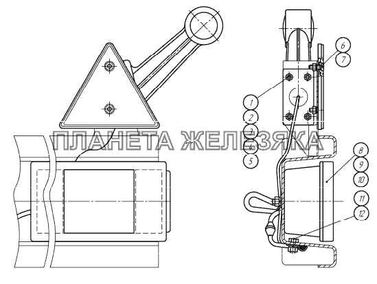 Задние фонари СЗАП-8357