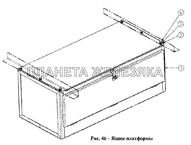 Ящик платформы СЗАП-93271