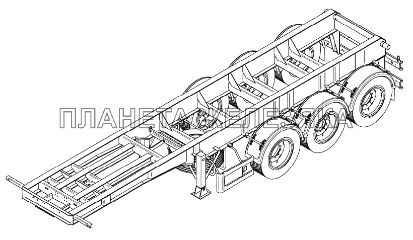 Шасси СЗАП-9515