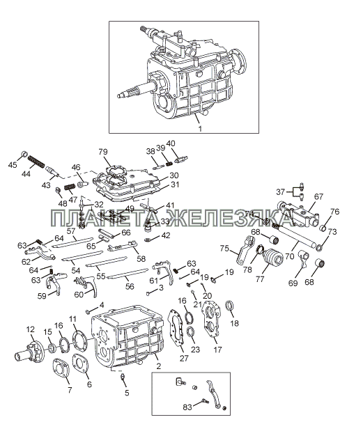 GEAR BOX HOUSING LPT 613 LHD EURO II GEAR BOX HOUSING LPT 613 LHD EURO II