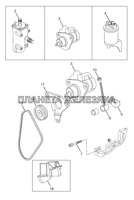 POWER STEERING COMPONENTS LPT 613 LHD EURO II POWER STEERING COMPONENTS LPT 613 LHD EURO II