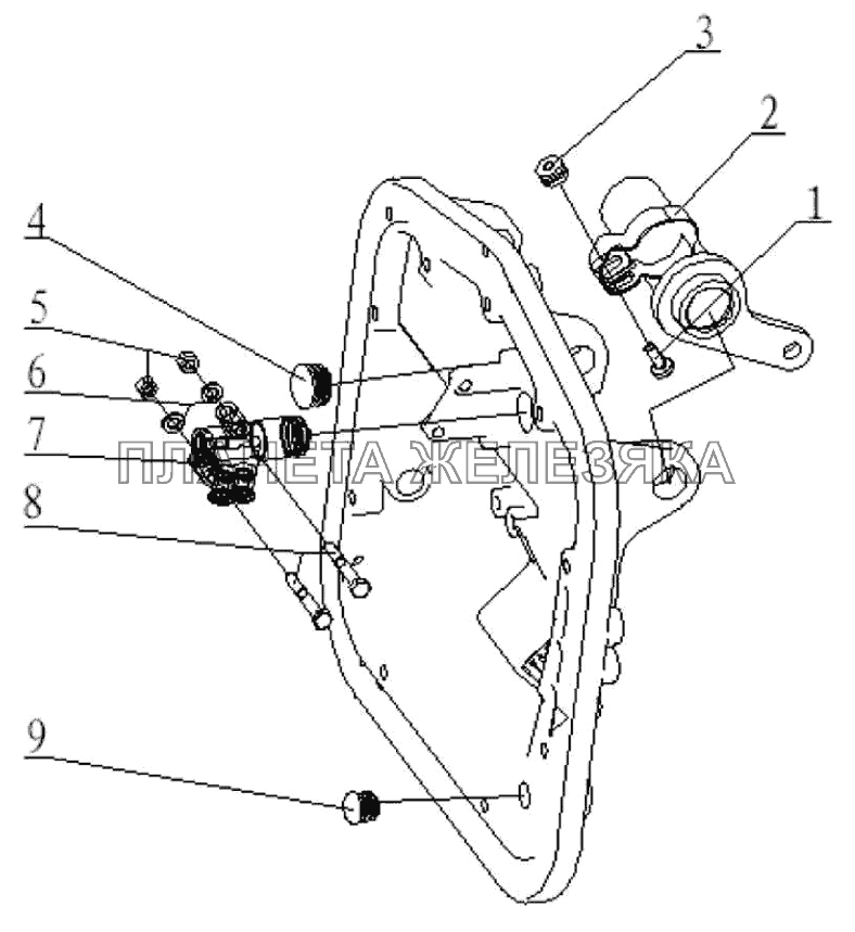Клапан управления механизмом сцепления Тонар-6428