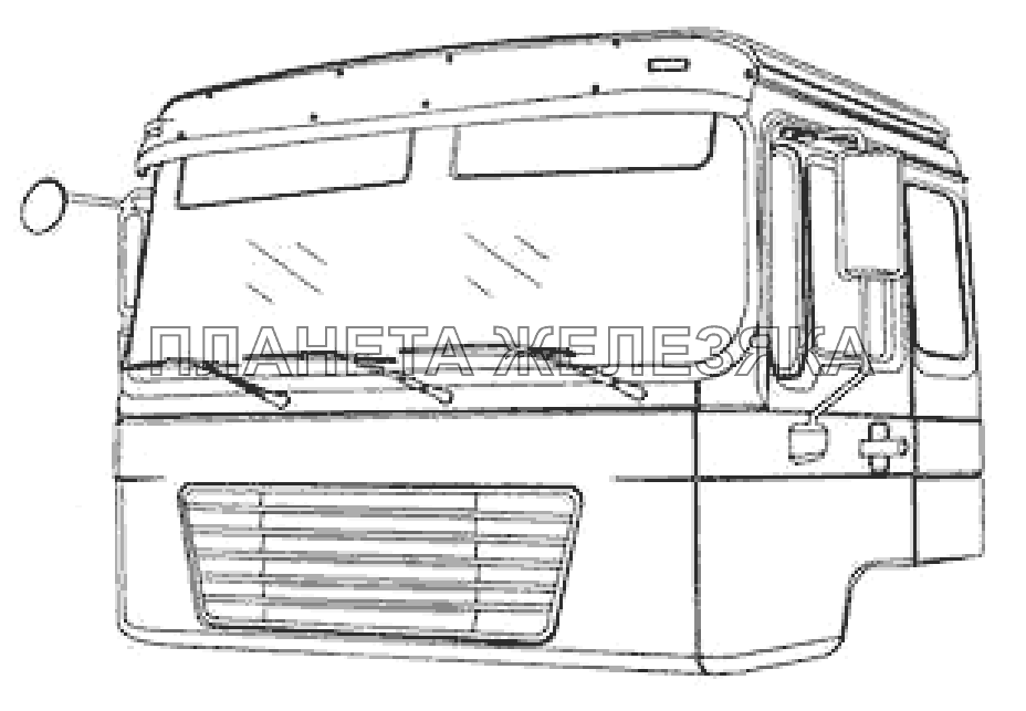 Кабина в сборе Тонар-6428