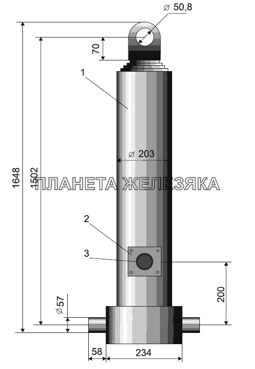 Гидроцилиндр Тонар-9523