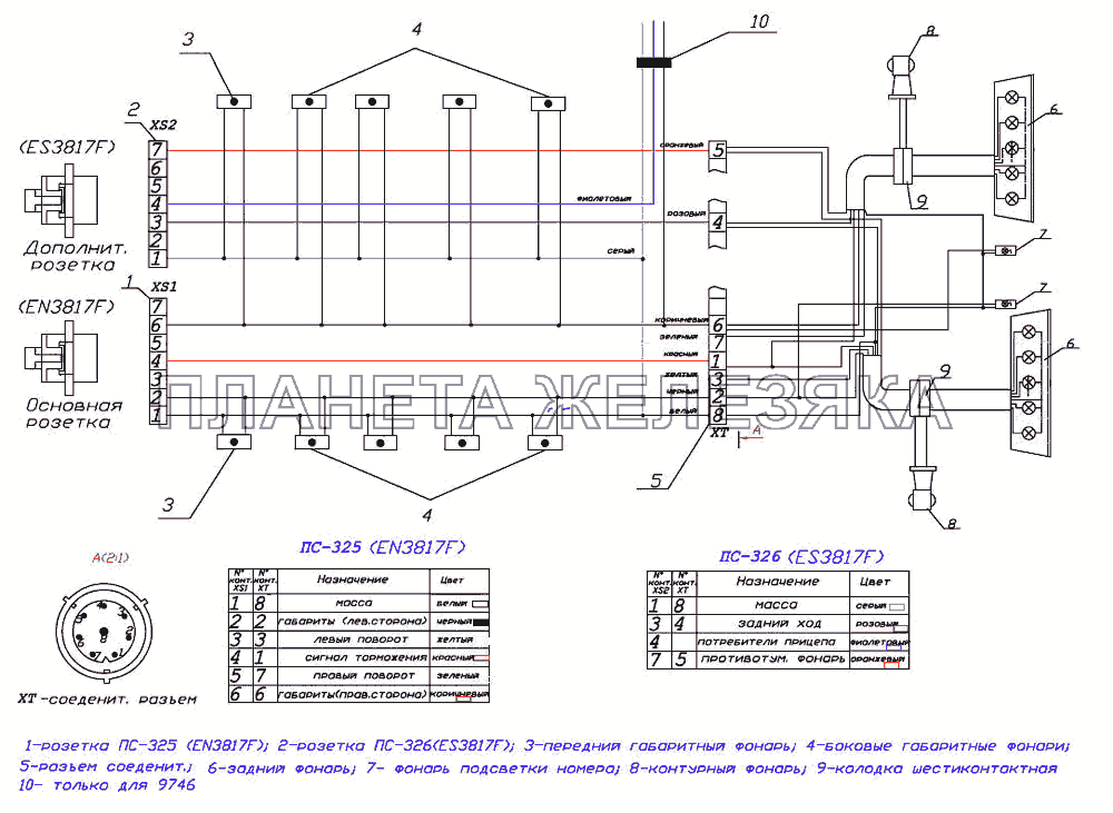Схема принципиальная Тонар-9523