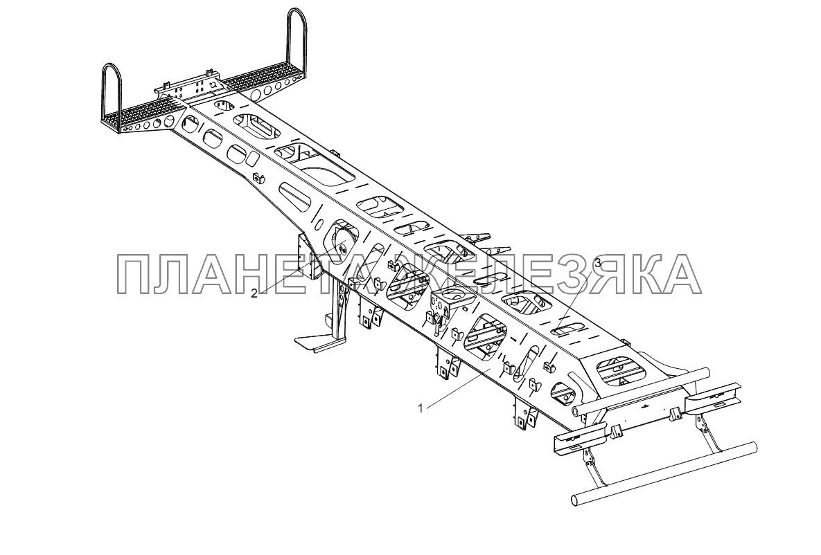 Рама с кронштейнами 952302-2911010 Тонар-952302