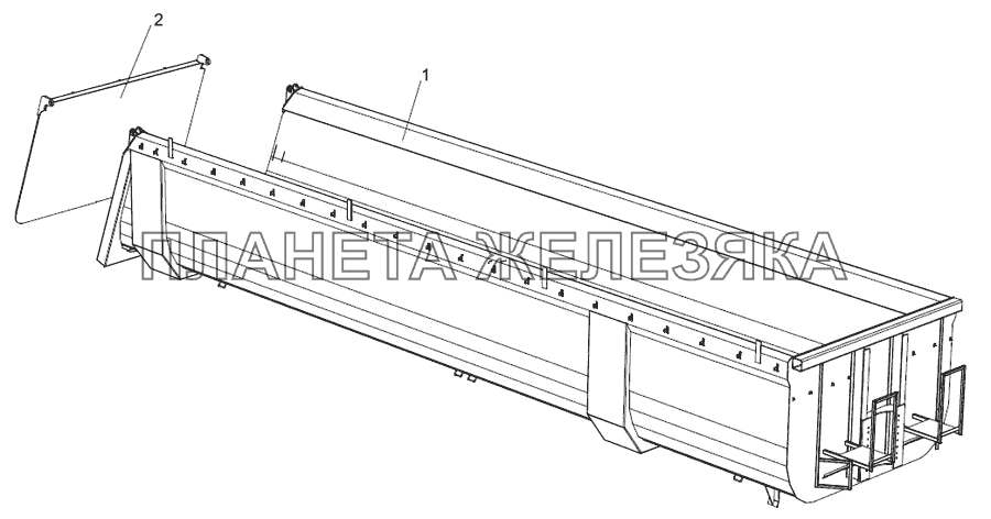 Кузов в сборе Тонар-95231