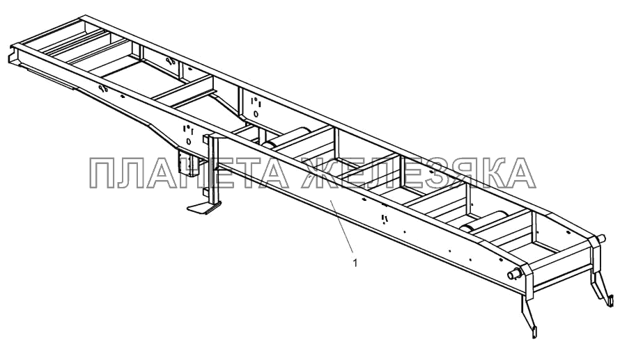 Рама полуприцепа Тонар-95231
