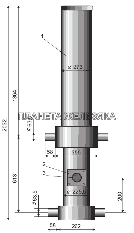 Гидроцилиндр Тонар-95231