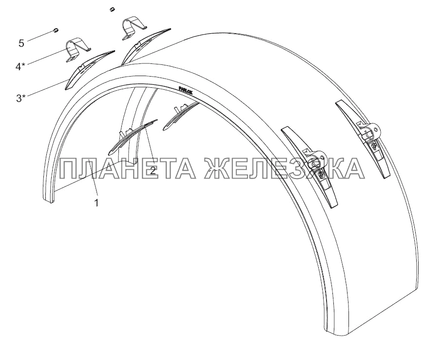 Крыло переднее 9523-3102010 Тонар-95231