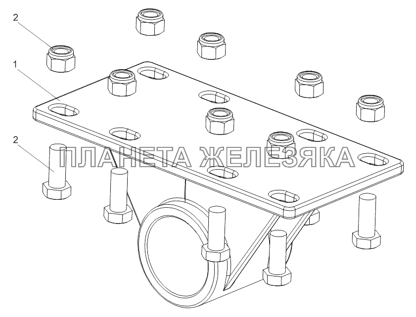 Опора кузова Тонар-95234