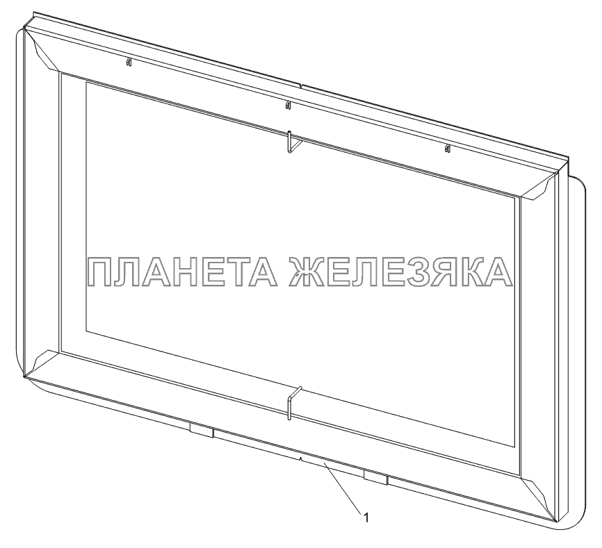 Борт задний в сборе Тонар-95234