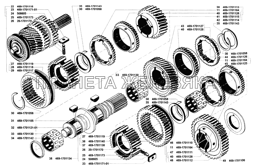 Коробка передач УАЗ-31514