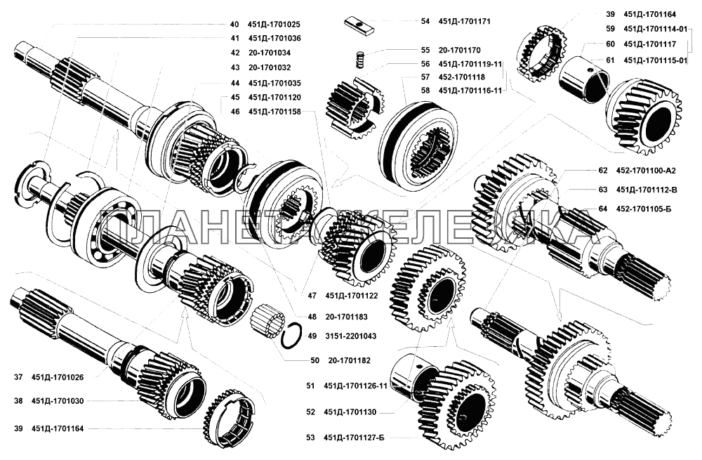 Коробка передач УАЗ-31514