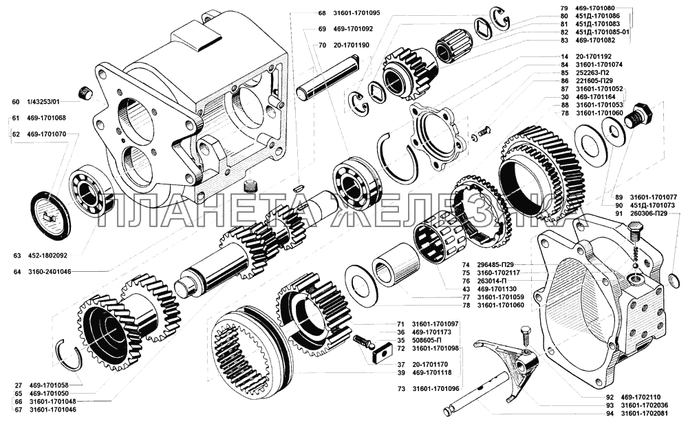 Коробка передач УАЗ-31514