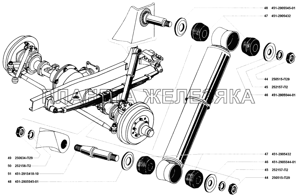 Амортизаторы передние УАЗ-31514