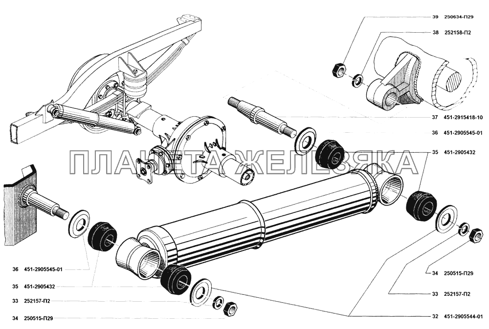 Амортизаторы задние УАЗ-31512