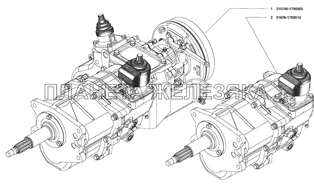 Коробка передач в сборе УАЗ-31519