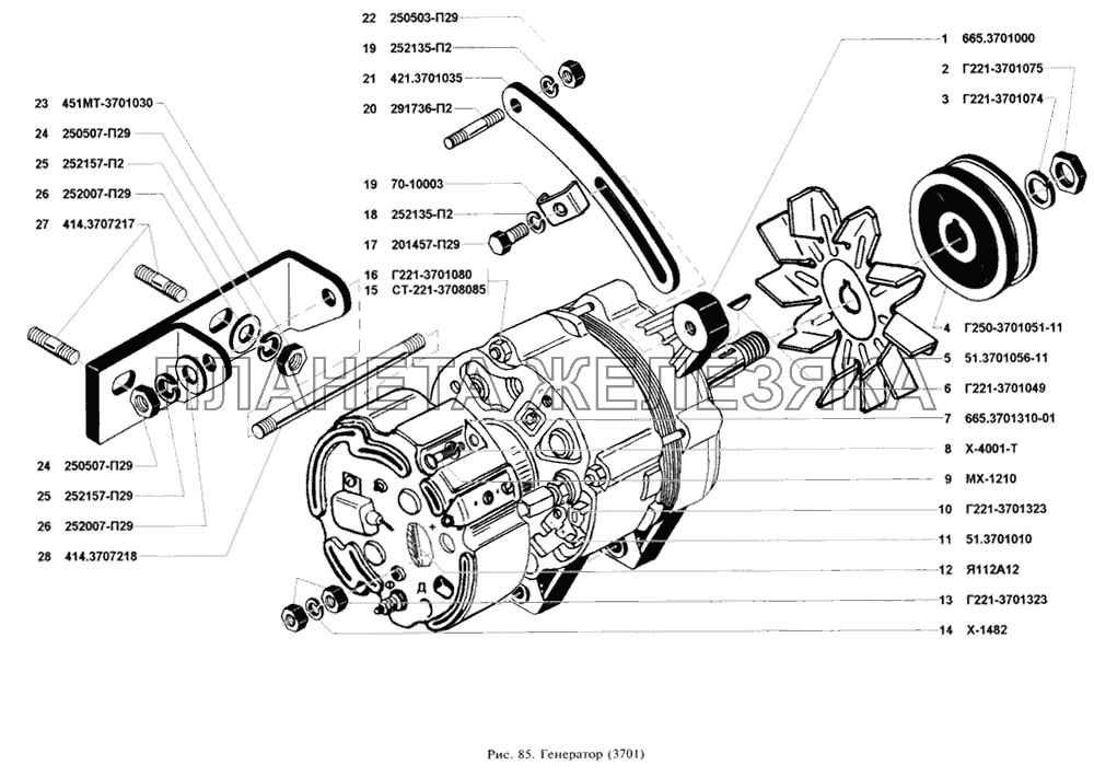 Генератор УАЗ-3160