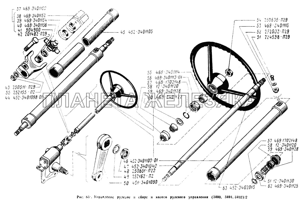 Колесо рулевого управление УАЗ-3741