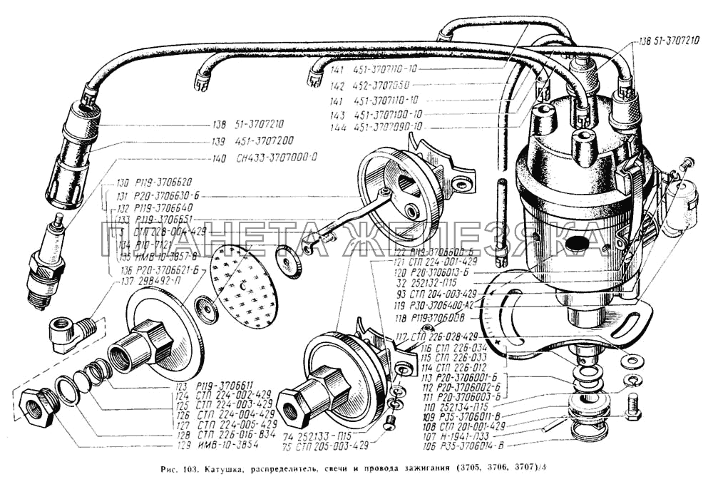 Свечи и провода зажигания УАЗ-2206