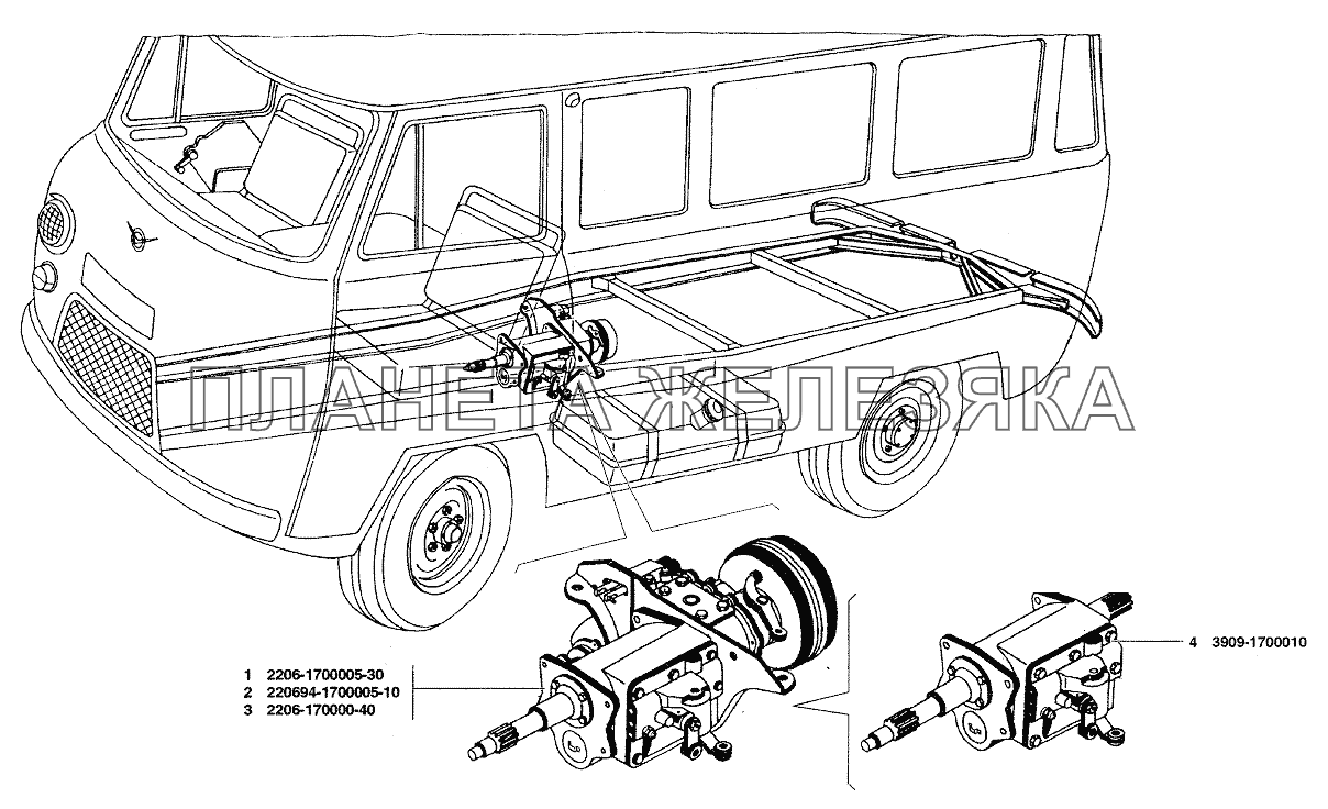 Коробка передач в сборе УАЗ-37419
