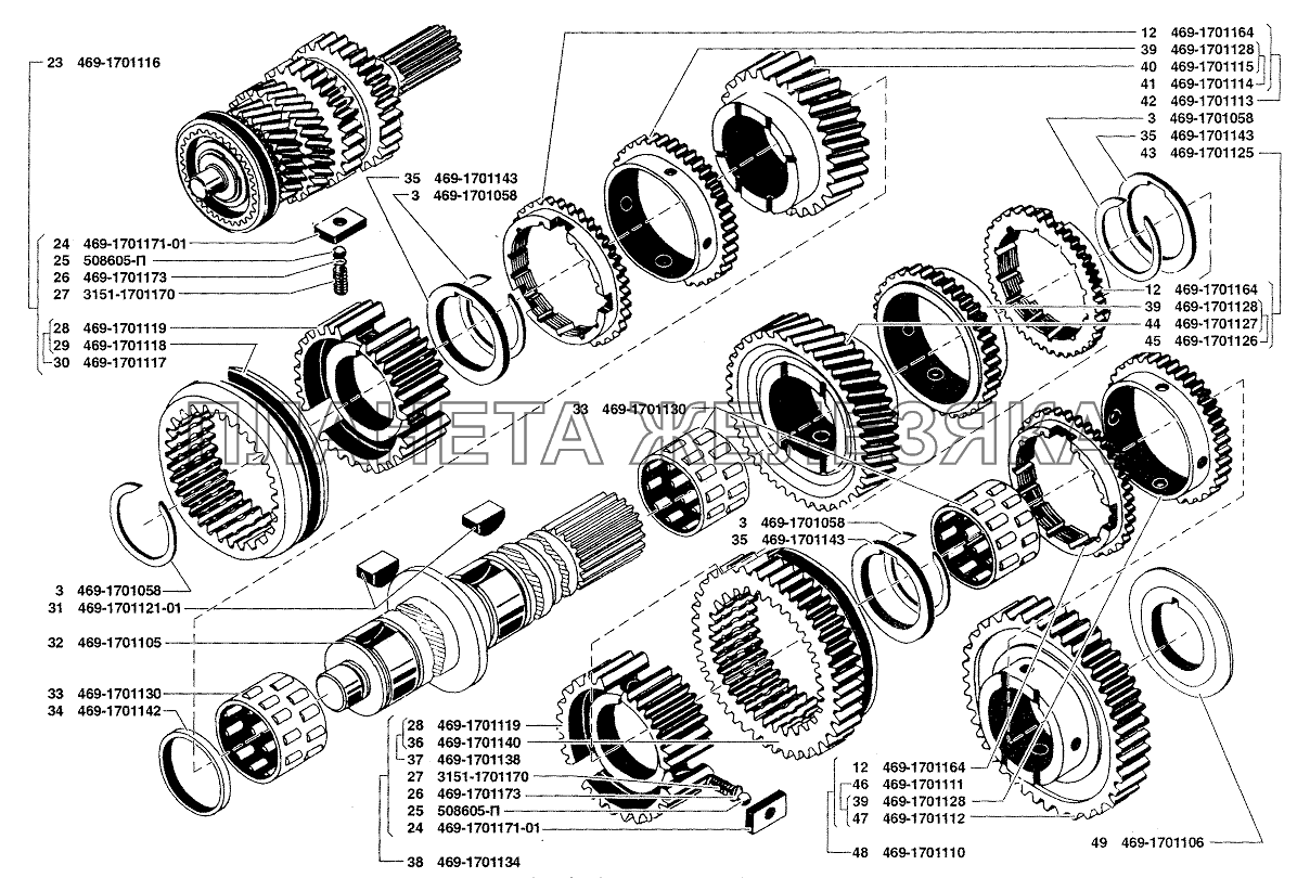 Коробка передач УАЗ-37419