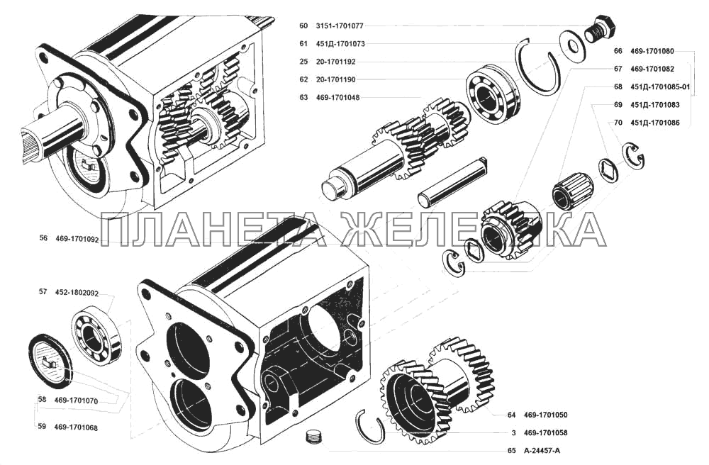 Коробка передач УАЗ 3741 (каталог 2002 г.)