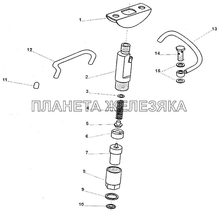 Форсунка (4.59.36.01.001) 4CT90-1ME