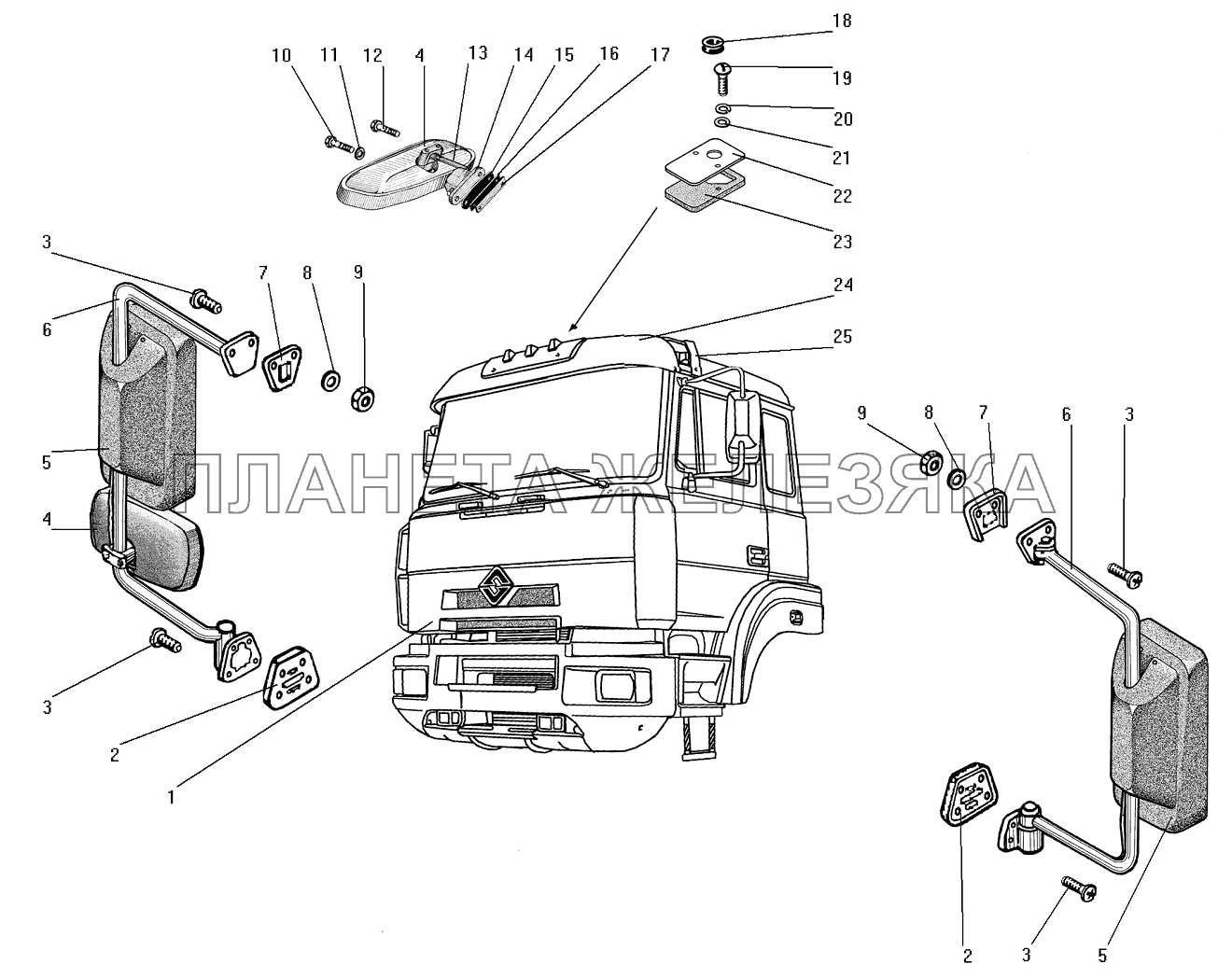 Кабина в сборе СПТС УРАЛ-32552