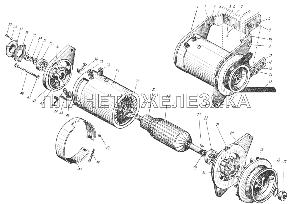 Генератор Г130 (Рис. 107) УРАЛ-375