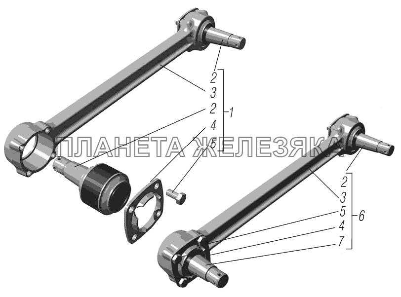 Реактивная штанга УРАЛ-4320-61