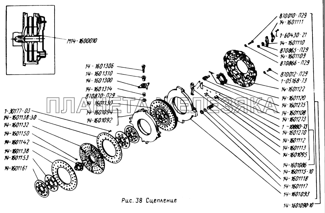 Сцепление УРАЛ-43202